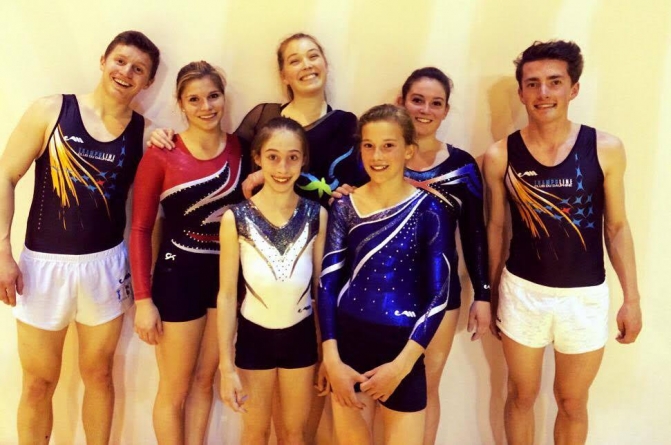 La nuit de la gym pour les tumbleurs du trampoline club du Dauphiné